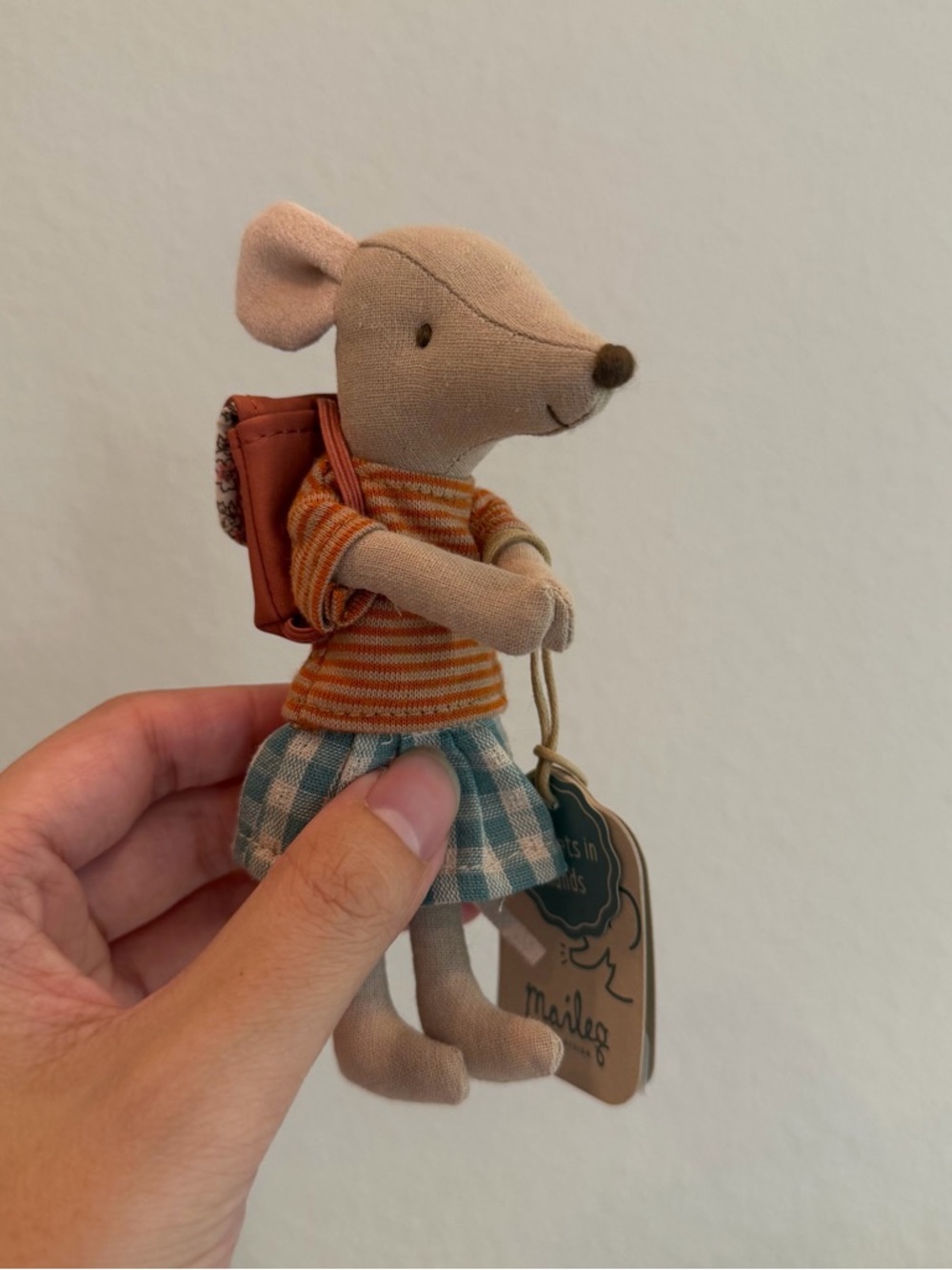 Maileg Tricycle Mouse, Big Sister - Old Rose